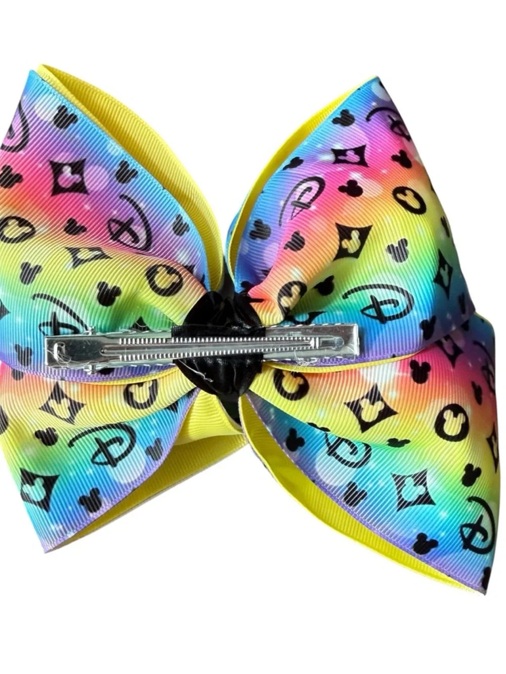 6” Hair Bow set Boutique Mickey‎ Addidas & Rainbow Disney Inspired